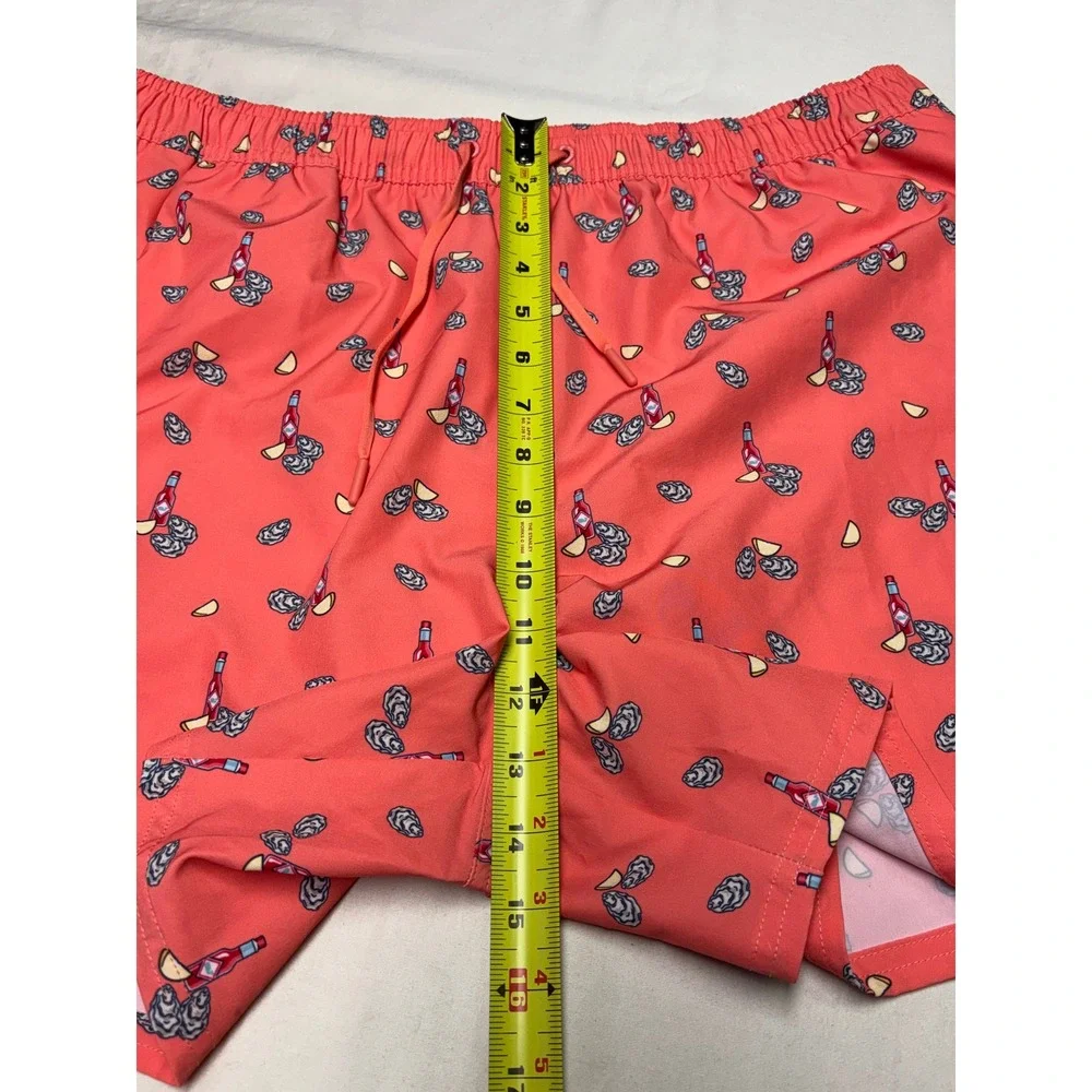 Vineyard Vines Mens XL W36 L5 Chappy‎ Swim Trunks Coral Oyster Hot Sauce